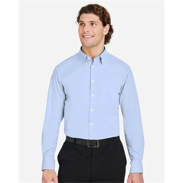 DJ Classic CrownLux Performance® Microstripe Dress Shirt... from ASI 84358 S&S Activewear