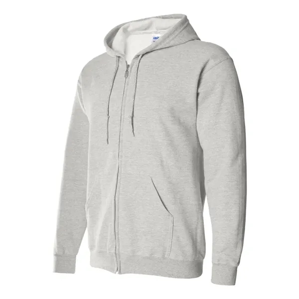 8.0 oz., 50% cotton / 50% polyester full-zip hooded sweatshirt. Blank... from ASI 84358 S&S Activewear