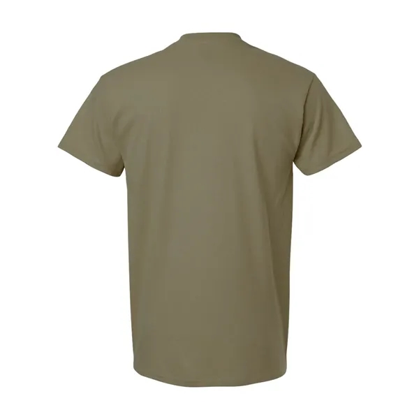 Quarter-turned T-shirt made of 100% Ultra Cotton with fabric variations for... from ASI 84358 S&S Activewear