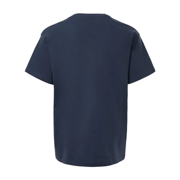 Youth 5.3 oz pre-shrunk, 100% heavy cotton t-shirt. Blank product.... from ASI 84358 S&S Activewear