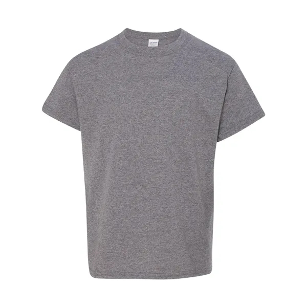 Youth 5.3 oz pre-shrunk, 100% heavy cotton t-shirt. Blank product.... from ASI 84358 S&S Activewear