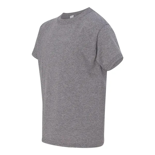 Youth 5.3 oz pre-shrunk, 100% heavy cotton t-shirt. Blank product.... from ASI 84358 S&S Activewear