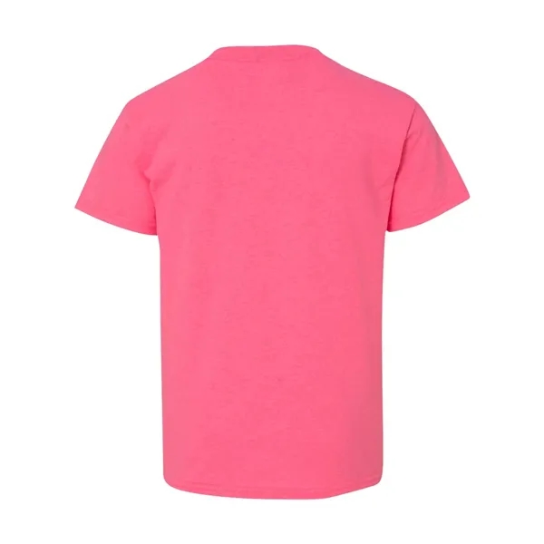 Youth 5.3 oz pre-shrunk, 100% heavy cotton t-shirt. Blank product.... from ASI 84358 S&S Activewear