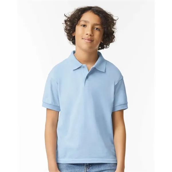 Youth 5.6 oz preshrunk 50% cotton/50% polyester jersey knit sport shirt.... from ASI 84358 S&S Activewear