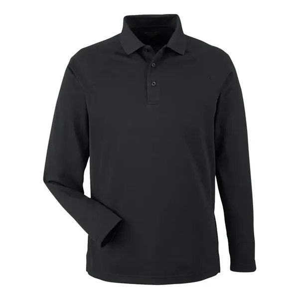 Harriton Charge Snag and Soil Protect Long Sleeve Polo... from ASI 84358 S&S Activewear