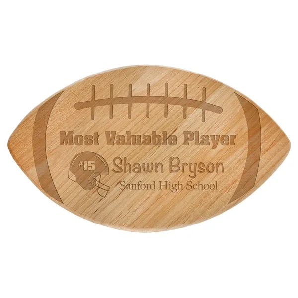 11" x 6 1/2" Alder Football Plaque... from ASI 74601 Calico