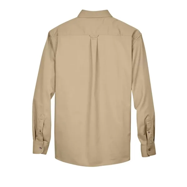 Harriton Easy Blend™ Long Sleeve Twill Shirt... from ASI 84358 S&S Activewear