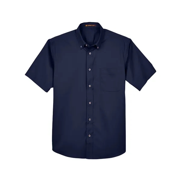 Harriton Easy Blend™ Twill Shirt with Stain-Release... from ASI 84358 S&S Activewear