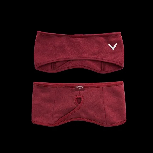 Women's adjustable winter headband with full ear coverage and ponytail opening.... from ASI 57653 Gold Bond