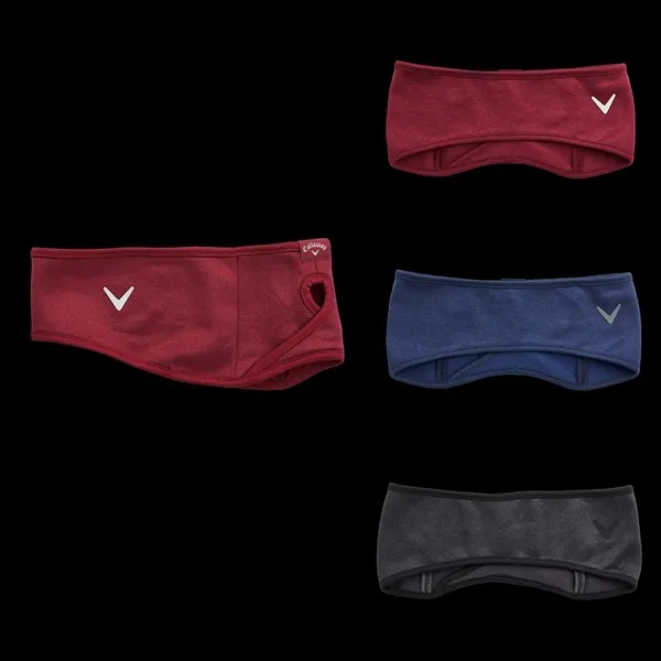 Women's adjustable winter headband with full ear coverage and ponytail opening.... from ASI 57653 Gold Bond