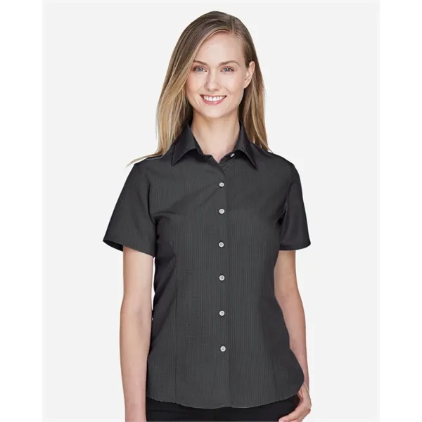 Harriton Women's Barbados Textured Camp Shirt... from ASI 84358 S&S Activewear