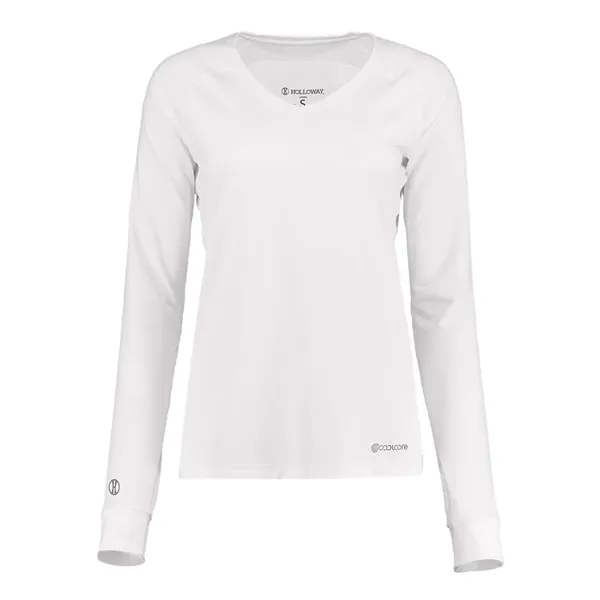 Holloway Women's Electrify CoolCore® Long Sleeve V-Neck T...... from ASI 84358 S&S Activewear