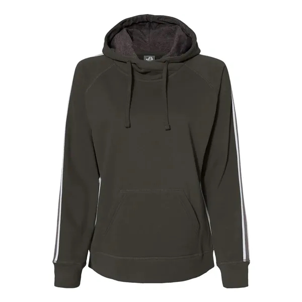 J. America Women's Rival Fleece Hooded Sweatshirt... from ASI 84358 S&S Activewear