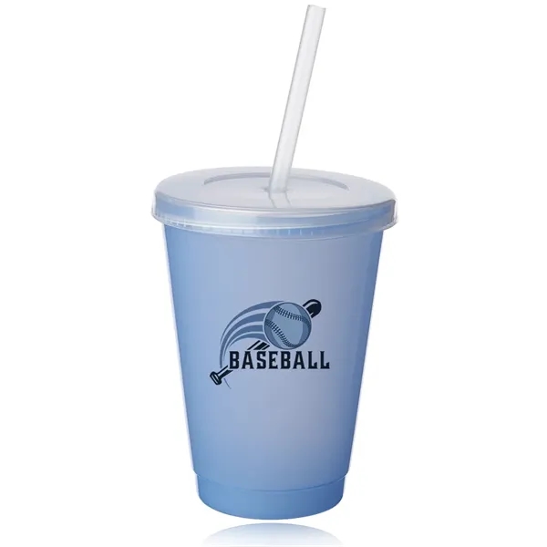 16 oz. color-changing tumbler with clear cap and straw.... from ASI 39552 BEL Promo