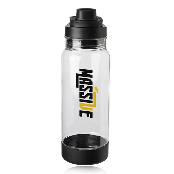 40 oz. wide mouth plastic water bottle with screw on lid... from ASI 39552 BEL Promo