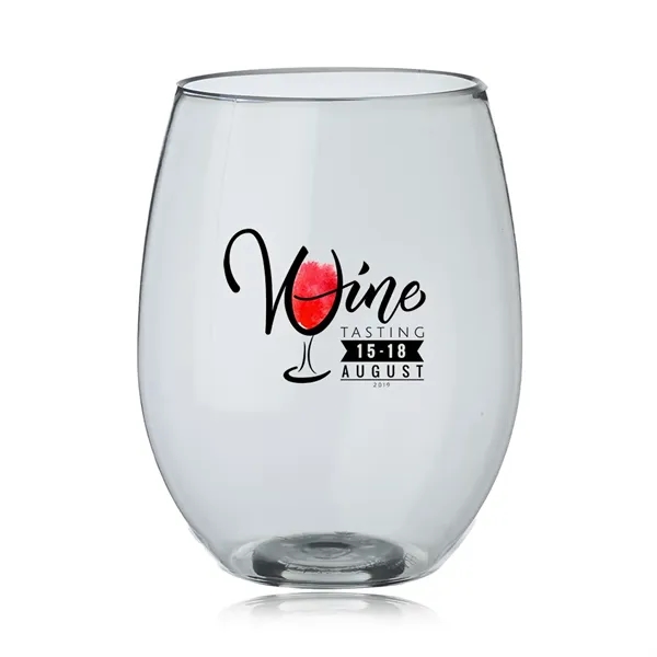 16 oz. recycled plastic full body trimmed stemless wine glass.... from ASI 39552 BEL Promo