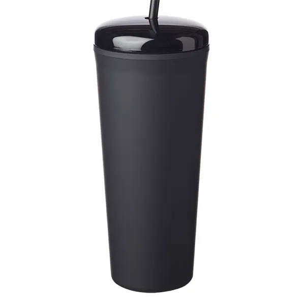 25 oz. double plastic tumbler with rubberized finish and a dome... from ASI 39552 BEL Promo
