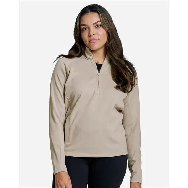 J. America Women's Apex Fleece Quarter-Zip Pullover... from ASI 84358 S&S Activewear