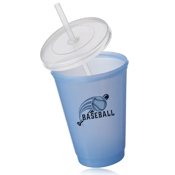 16 oz. color-changing tumbler with clear cap and straw.... from ASI 39552 BEL Promo