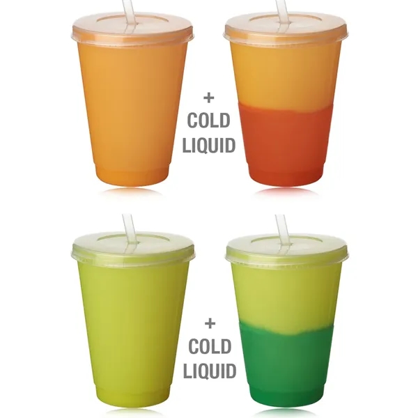 16 oz. color-changing tumbler with clear cap and straw.... from ASI 39552 BEL Promo