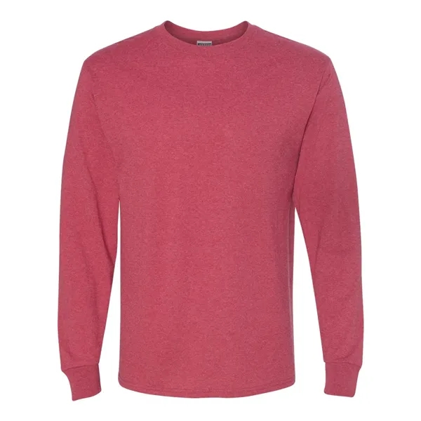 Adult long sleeve 5.6 oz. 50% cotton / 50% polyester t-shirt.... from ASI 84358 S&S Activewear