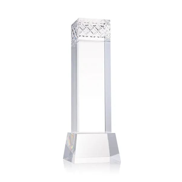 The Velson VividPrint™ Award on Base is a striking optical crystal... from ASI 84592 St Regis Group / St Regis