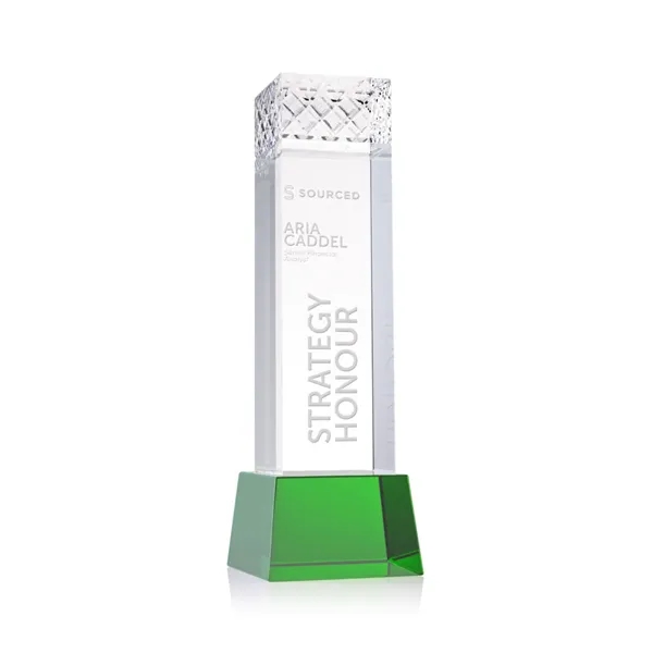 The Velson Award on Base is a striking optical crystal piece... from ASI 84592 St Regis Group / St Regis