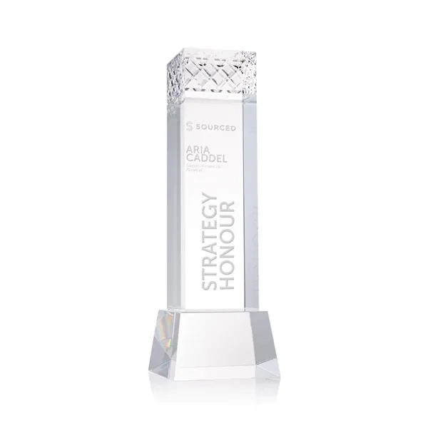 The Velson Award on Base is a striking optical crystal piece... from ASI 84592 St Regis Group / St Regis