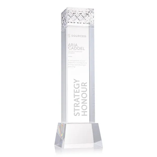 The Velson Award on Base is a striking optical crystal piece... from ASI 84592 St Regis Group / St Regis