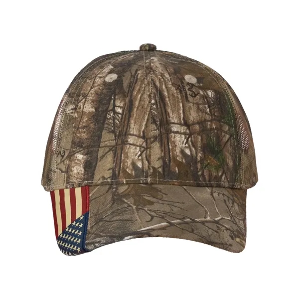 Kati Camo Woven USA Flag Mesh Cap... from ASI 84358 S&S Activewear
