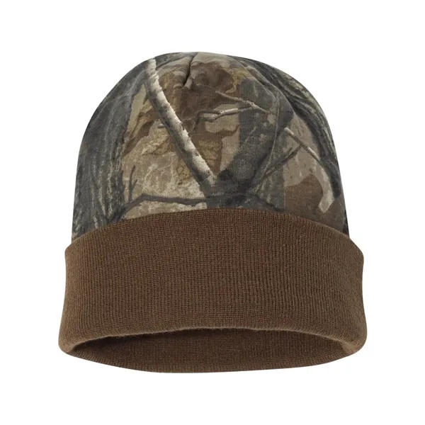 12" camo knit cap with acrylic interior lining... from ASI 84358 S&S Activewear