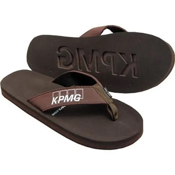 Flip flops with 3-layer 18mm EVA sole with arch support, fabric... from ASI 73520 Neet Feet / Neet Feet