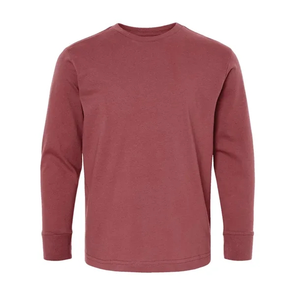 LAT Youth Fine Jersey Long Sleeve Tee; ribbed collar and cuffs.... from ASI 84358 S&S Activewear