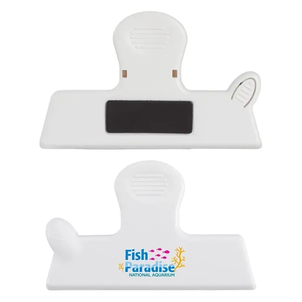 Magnetic Bag Clip with Knife Opener... from ASI 36730 Ariel Premium Supply Inc