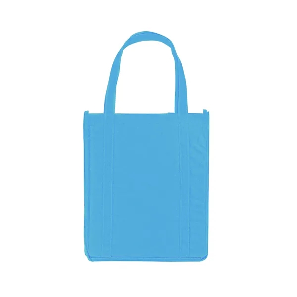 Non-woven grocery tote bag with 20" long reinforced handles and 8"... from ASI 79530 Prime Line