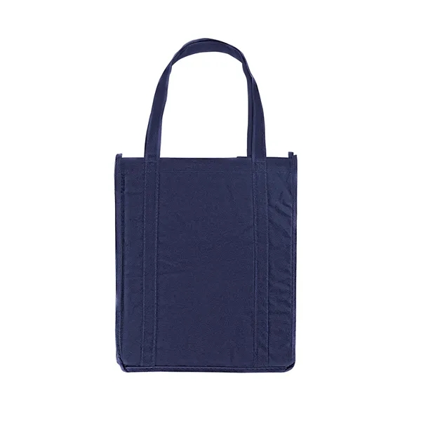 Non-woven grocery tote bag with 20" long reinforced handles and 8"... from ASI 79530 Prime Line