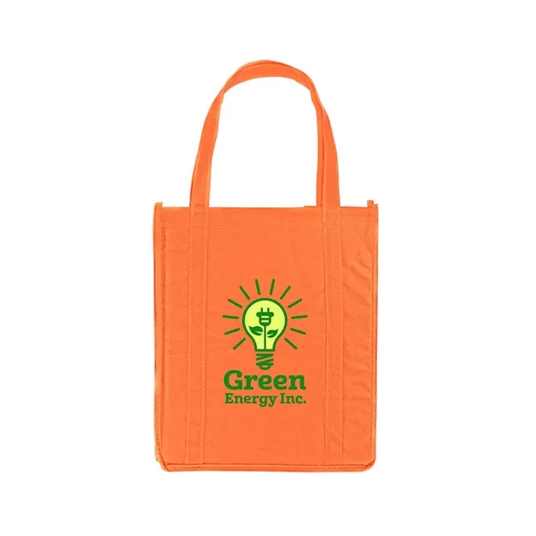 Non-woven grocery tote bag with 20" long reinforced handles and 8"... from ASI 79530 Prime Line