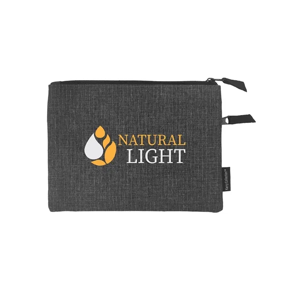 8.5" x 6.25" x 0.5" pouch with a zippered main compartment... from ASI 79530 Prime Line