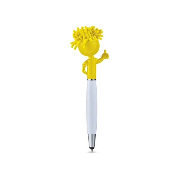 6.25" x 1.5" Thumbs Up MopTopper® click-action pen, stylus point and... from ASI 79530 Prime Line