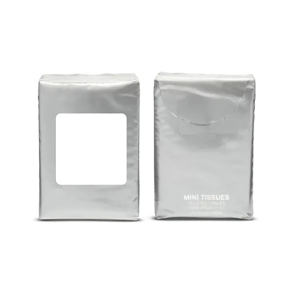 Re-sealable, non-refillable, miniature tissue pack with ten 3-ply tissues.... from ASI 79530 Prime Line