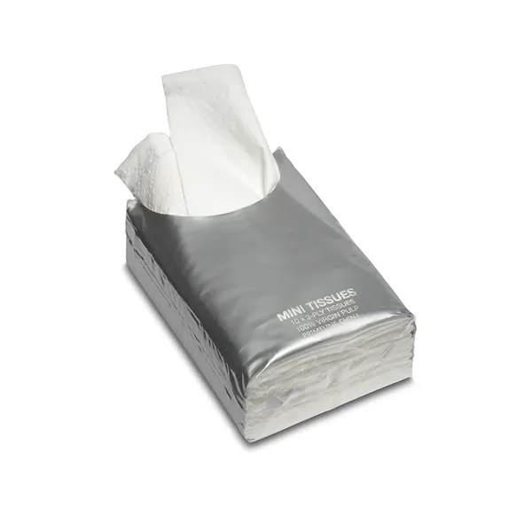 Re-sealable, non-refillable, miniature tissue pack with ten 3-ply tissues.... from ASI 79530 Prime Line