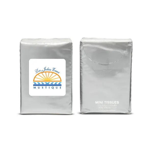 Re-sealable, non-refillable, miniature tissue pack with ten 3-ply tissues.... from ASI 79530 Prime Line