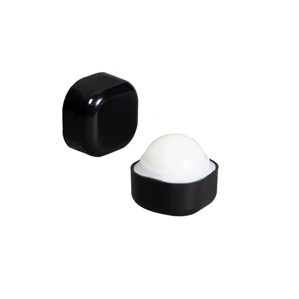 Vanilla scented lip balm in plastic cube shaped container.... from ASI 79530 Prime Line
