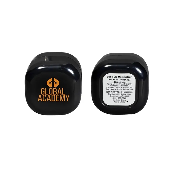 Vanilla scented lip balm in plastic cube shaped container.... from ASI 79530 Prime Line