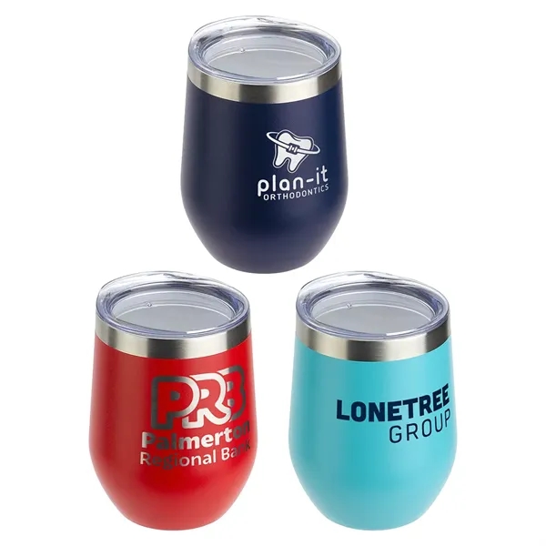 12 oz Copper-Lined Powder-Coated Insulated Goblet... from ASI 36730 Ariel Premium Supply Inc