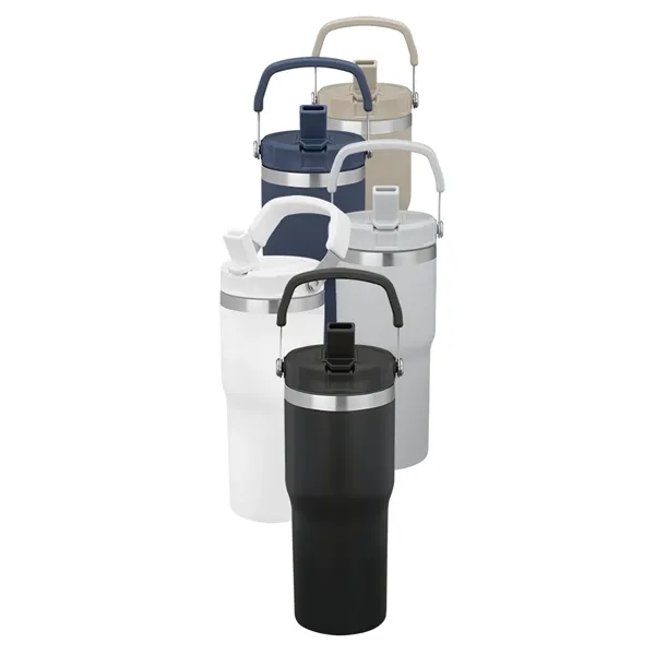 20oz Urban Peak® Pinnacle Flip Straw Tumbler... from ASI 89320 Starline USA Inc