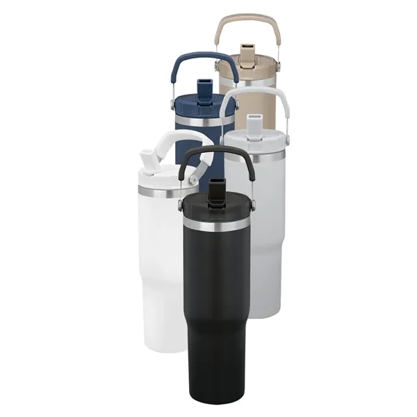 28oz Urban Peak® Pinnacle Flip Straw Tumbler... from ASI 89320 Starline USA Inc