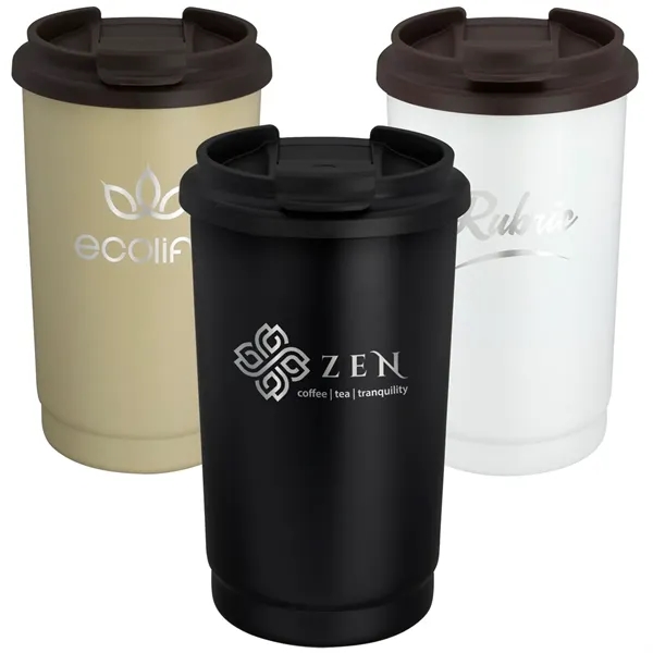 EarthTrendz™ 14oz Recycled Stainless Steel Tumbler... from ASI 89320 Starline USA Inc