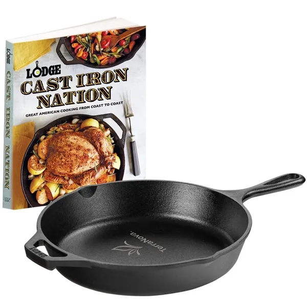 Lodge® 10.25" Cast Iron / Nation Cookbook Gift Set... from ASI 89320 Starline USA Inc