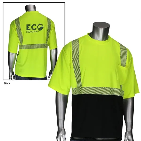 Class 2 Short Sleeve Black Bottom Front T-Shirt... from ASI 89320 Starline USA Inc